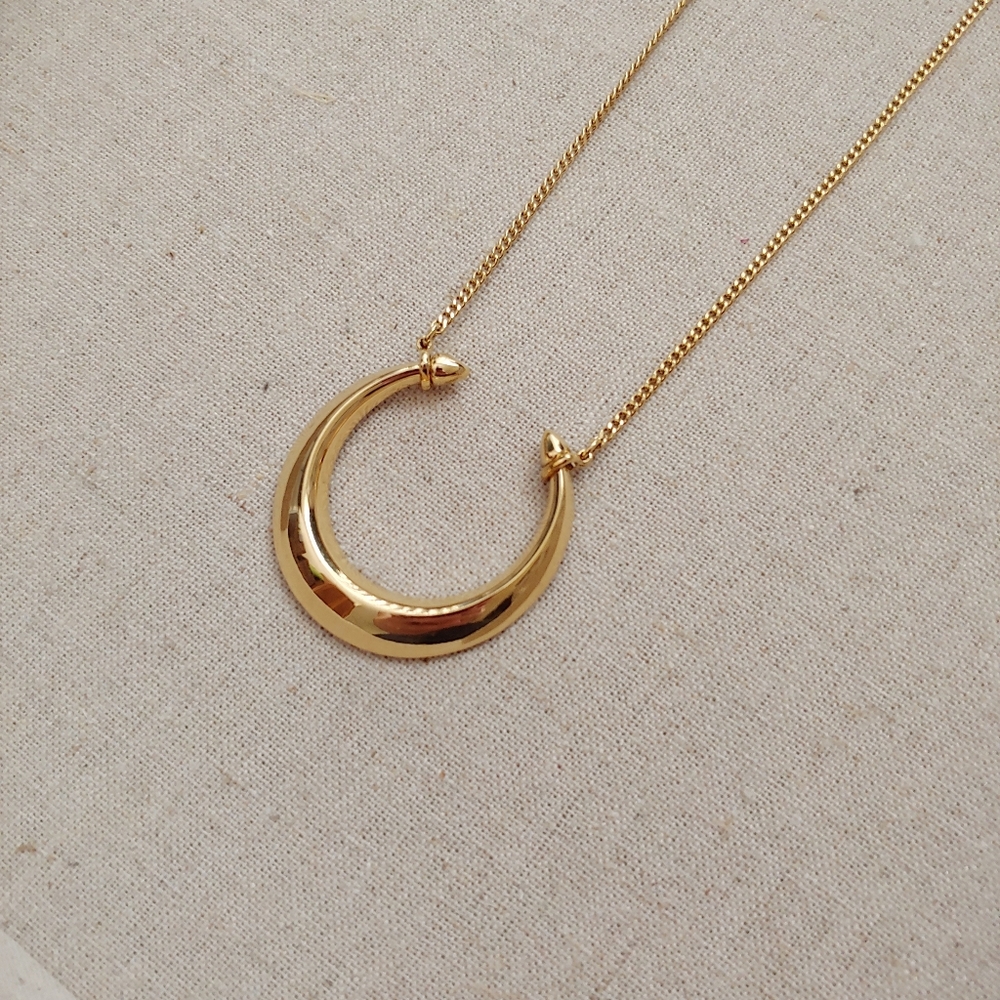 Stella & Dot Double Horn Pendant